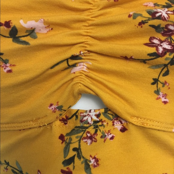 3 For 15 Yellow Floral Tube Top - Picture 3 of 6